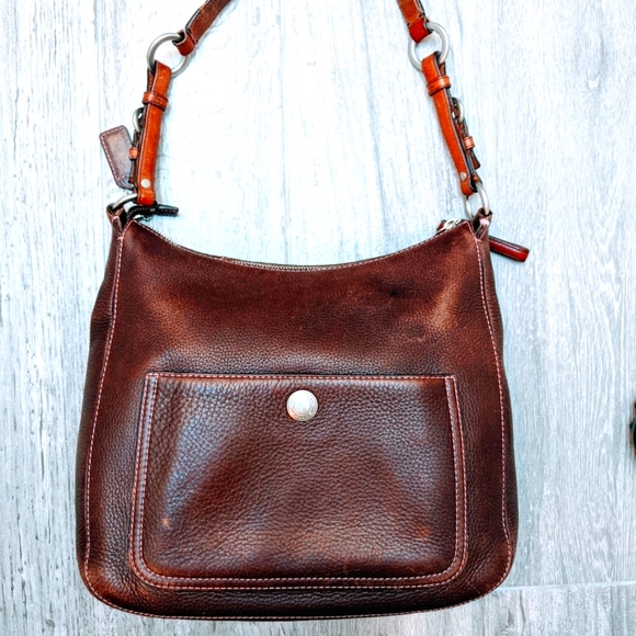 Coach Handbags - Coach Chelsea Brown Leather Hobo Purse